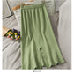 Slim and slim, medium and long split Knit Skirt, foreign style and versatile  2671