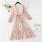 New style skirt retro minority pleated Pleated Chiffon Skirt  2416