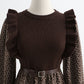 Women's Corduroy dress small tall bottomed skirt  2447