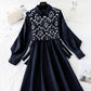 New waistcoat two piece slim knit dress  2137