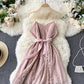 Cute v neck short dress A line fashion dress  1320