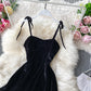 Französisches Vintage Hepburn kleines schwarzes Kleid 2925