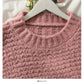 Sweater women's Pullover Top Long Sleeve versatile wear outside knitting with bag  1889