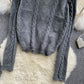 Foreign style V-neck thin sweater cardigan coat female  1614
