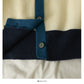 New contrast color stitching loose and thin low neck T-shirt for women  2047