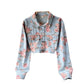 Veste en jean Veste polyvalente pour femme Top 1495