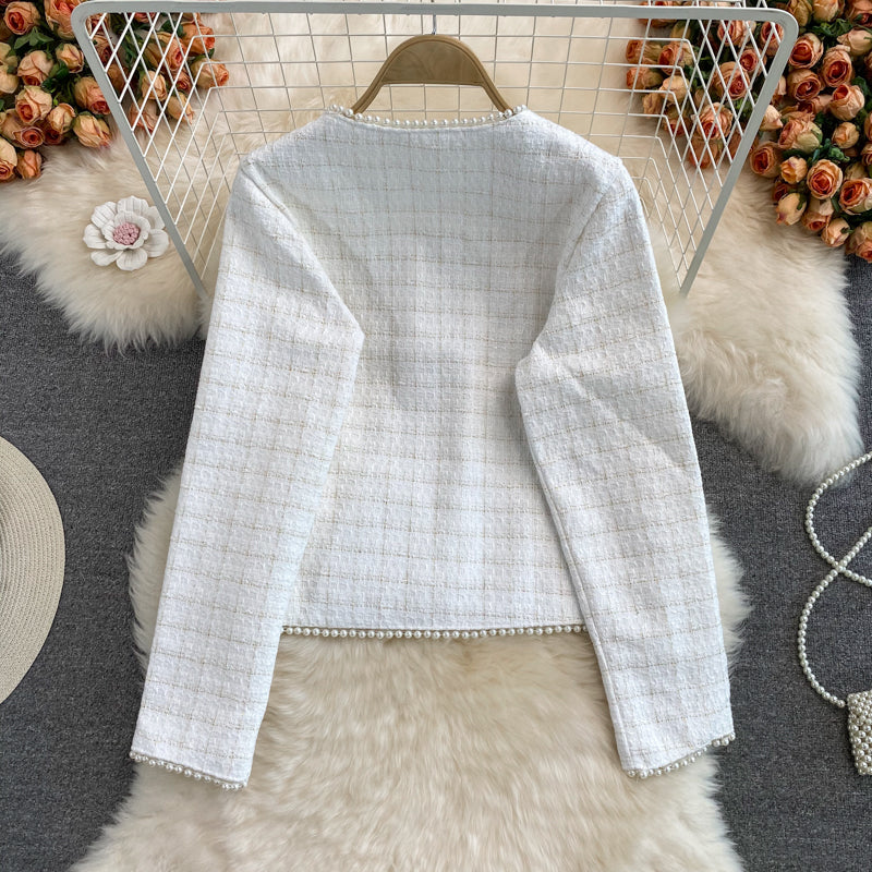 Short coat women's autumn and winter new Korean version casual and versatile  1652