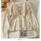 Women's autumn loose and thin long sleeved cardigan sweater  1781