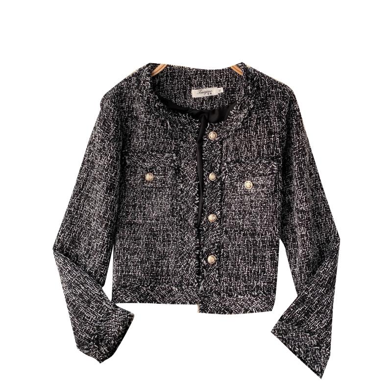 Plaid women's new autumn foreign style coat  1498