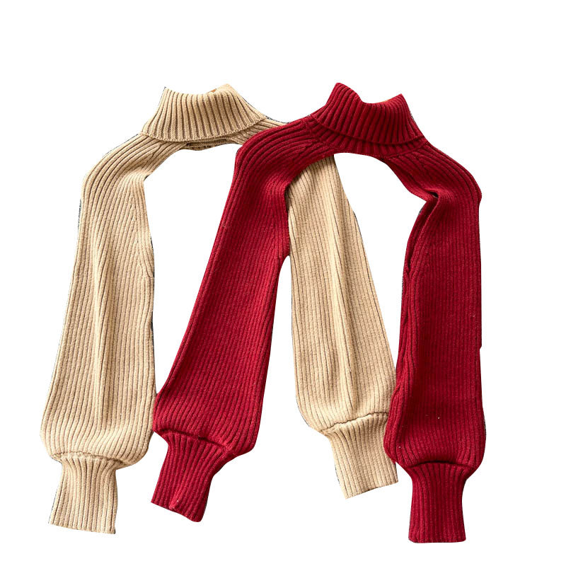 Stricktop mit Hängekragen im Herbst- und Winterdesign 1581