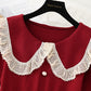 Solid color thin bottomed sweater with temperament slim skirt  2308