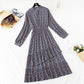 Chiffon Dress Japanese soft wind floral skirt  2379