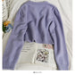 Women's cardigan long sleeve short single breasted sweater  1816