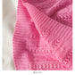 Chain decoration hanging neck one shoulder loose knit  1769
