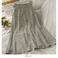 New leopard print foreign style versatile skirt  2515