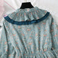 French minority Flower Chiffon Dress   2135