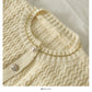 Sweater women's Phnom Penh wave edge stripe single breasted  1854