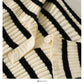 Korean stripe slim slim Lapel long sleeve sweater for women  2065