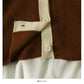 Retro contrast panels slim fit single breasted lapelRetro contrast panels slim fit single breasted lapel  1812