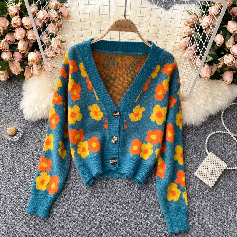 Automne, frais, à la mode, haut à bretelles spaghetti, pull cardigan, deux costumes 1395