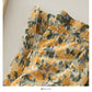 Koreanischer Blumenfaltenrock mit hoher Taille 2618