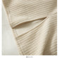 Hong Kong style retro vertical stripe elastic waist medium length skirt  2494