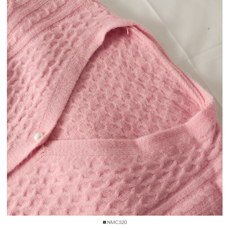 Sweater women's Plaid loose thin solid color sweater Korean V-neck  1884