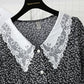 Korean patchwork Floral Dress  2244