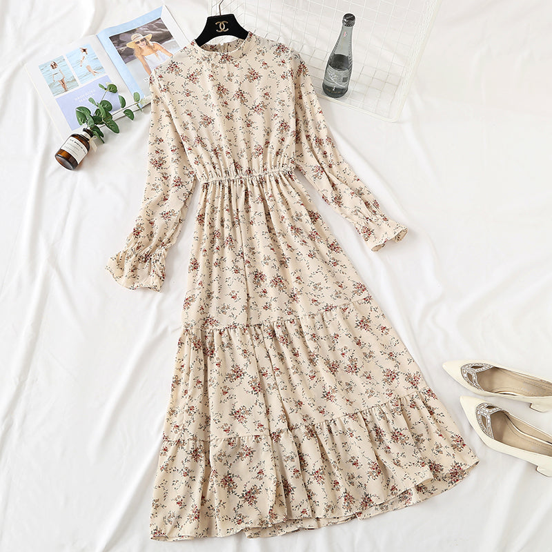 A French minority retro long skirt with a big dress and a fairy  2477