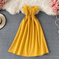 Sexy off shoulder strapless dress  3320