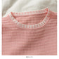 Slim and slim round neck sweater top women's new color matching bottom shirt  2040