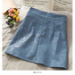 High waist split Hip Wrap one-step skirt half skirt  2493