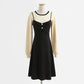 Stitched Knit Skirt French age reducing slim bottomed dress for women  2202