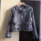 Tassel short coat women's long sleeved cardigan fashion slim fit  1639
