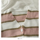 Korean stripe three button low neck thin cardigan long sleeve  1793