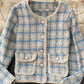 Celebrity style coat women's design sense minority cardigan top  1528