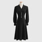 French retro noble and elegant temperament red knitted dress  2197