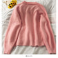 Low neck single breasted cardigan twist loose knit  1776
