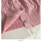 Heart shaped Plaid hollowed out wave edge long sleeve sweater for women  1759