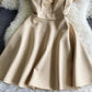 Cute A line backless short dress  1323