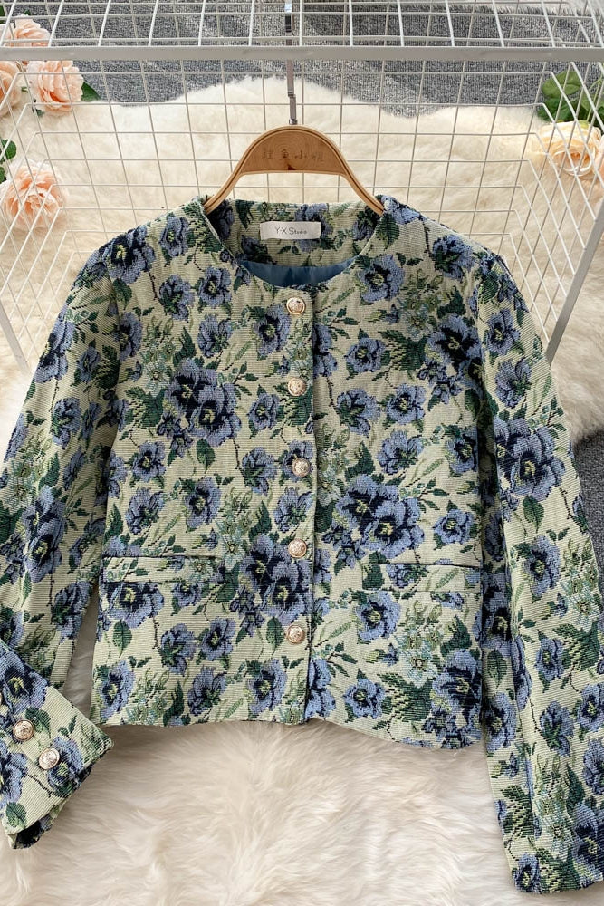 Vintage small fragrance tweed coat  1560