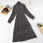 Chiffon Dress Japanese soft wind floral skirt  2379