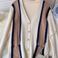 Strickjacke im britischen College-Stil für Damen Herbst 1601