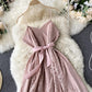 Cute v neck short dress A line fashion dress  1320