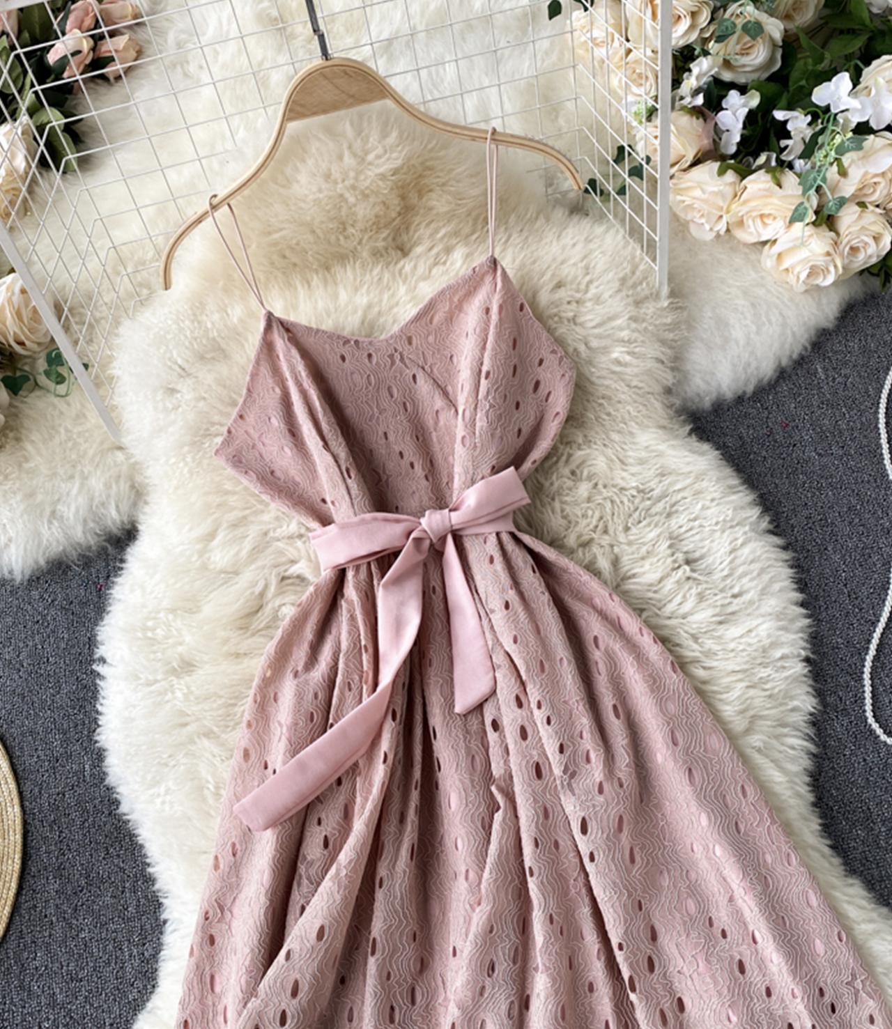 Cute v neck short dress A line fashion dress  1320