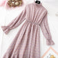 French retro interior with bottoming, plush and thickened Chiffon Skirt  2366