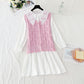 Knitted vest lace doll collar with skirt fairy Sen Department  2263