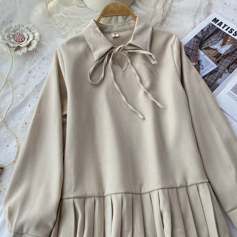 Loose belly covering pleated skirt age reducing doll skirt  3092
