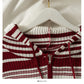 Korean drawstring hooded striped zipper cardigan thin sweater women 2015