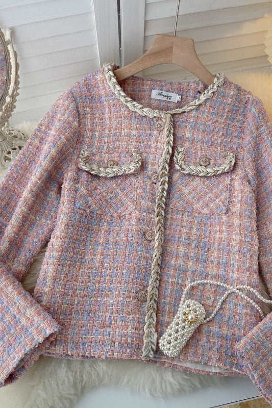 Herbst Kurzmantel Damen leicht gekocht Französischer Stil 1550